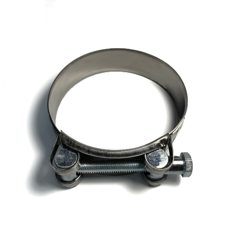 Ticon Industries Mikalor Supra W2 59-63mm stainless steel hose clamp with zinc-plated high-strength bolt.