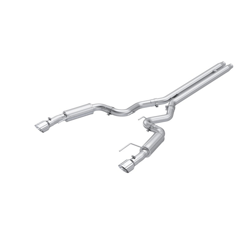 MBRP Armor Lite 3-inch aluminized steel dual split rear exhaust system for 2024-2026 Ford Mustang GT