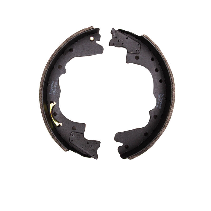 DFC semi-metallic parking brake shoes with black anti-rust coating for 1990-2024 Chevrolet Silverado 4500 HD.