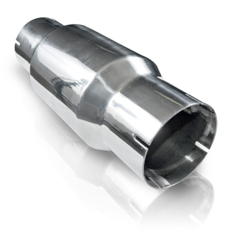 Stainless Works GESi high flow catalytic converter with 304 stainless steel body and 3 inch inlet and outlet