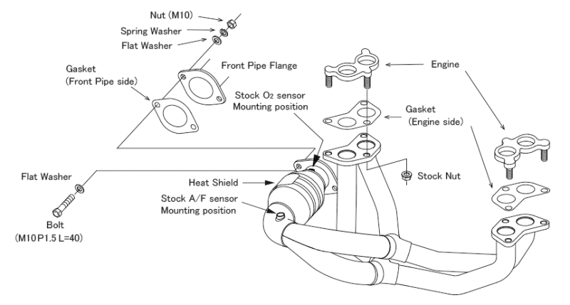 HKS Super Manifold with Catalyzer GT-SPEC - Toyota GR86 ZN8 (FA24)