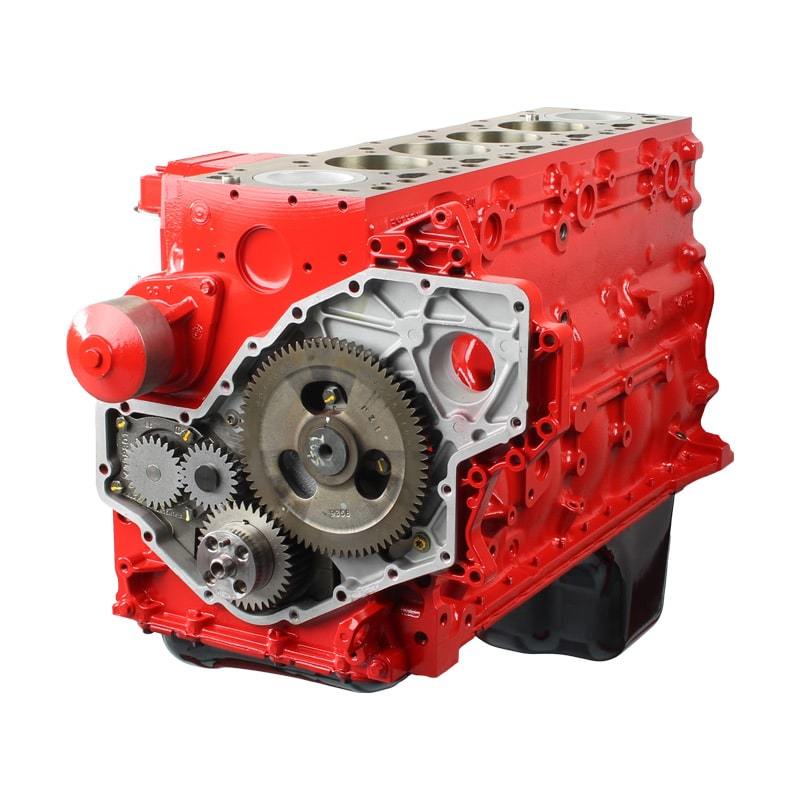 Industrial Injection Premium Stock Plus short block engine assembly for 2003-2007 Dodge 5.9L Cummins Common Rail diesel.