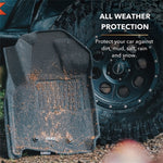 3D MAXpider Kagu Series Black Full Set Floor Mats for 2022-2026 Lexus NX250/NX350/NX350h