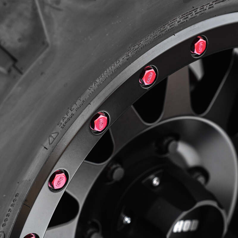 Method Race Wheels Street Series Lip Bolt Kit - Matte Red
