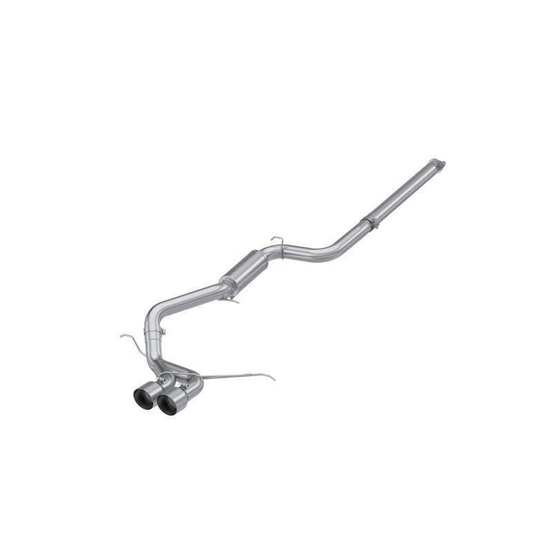 MBRP Armor Lite 3-inch aluminized steel cat-back exhaust system with dual 4.5-inch tips for 2013-2018 Ford Focus ST.