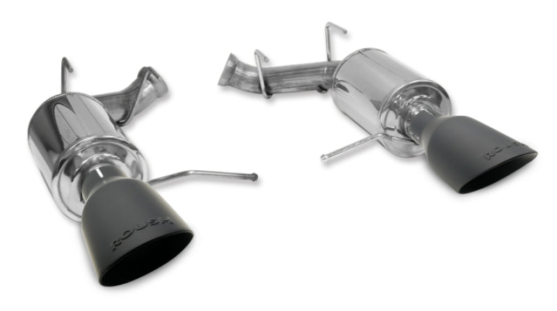 Roush Axle-Back Exhaust with Black Tips for 2011-2014 Ford Mustang GT (V8-5.0L)