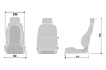 Sparco GT Reclining Performance Seat - Black/White