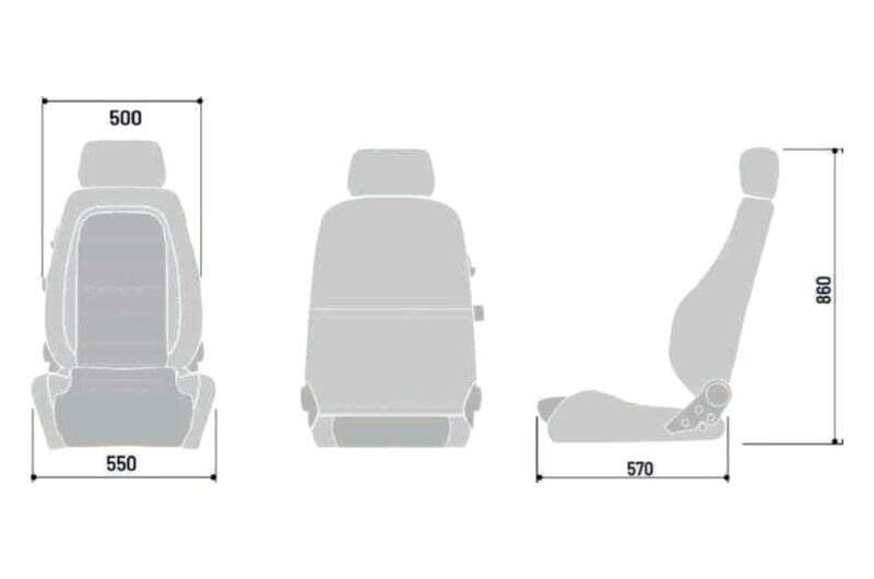 Sparco GT Reclining Performance Seat - Black/White