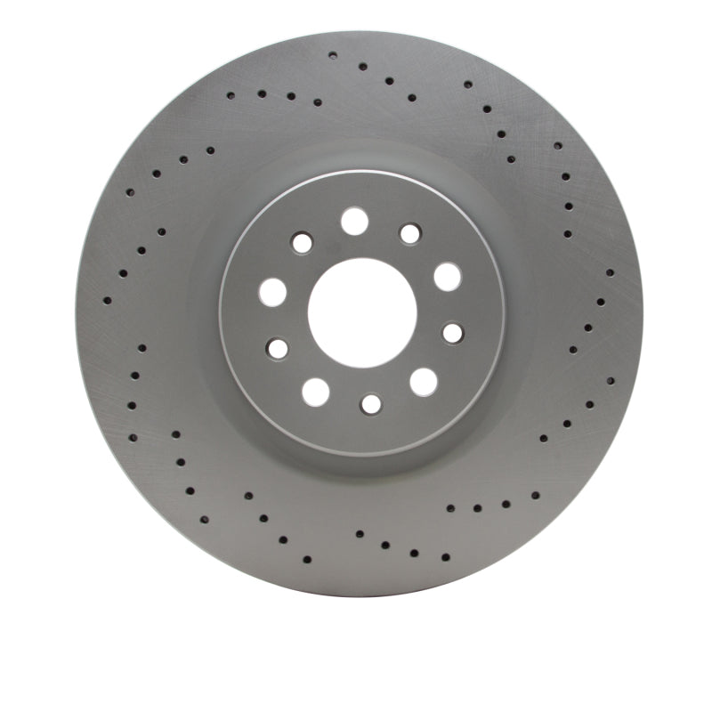 DFC GeoSPEC coated front drilled brake rotor for Maserati Ghibli and Quattroporte