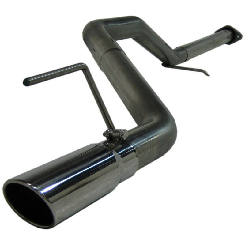 MBRP ARMOR PLUS Series T409 stainless steel single-exit filter-back exhaust with polished tip for Jeep Grand Cherokee.