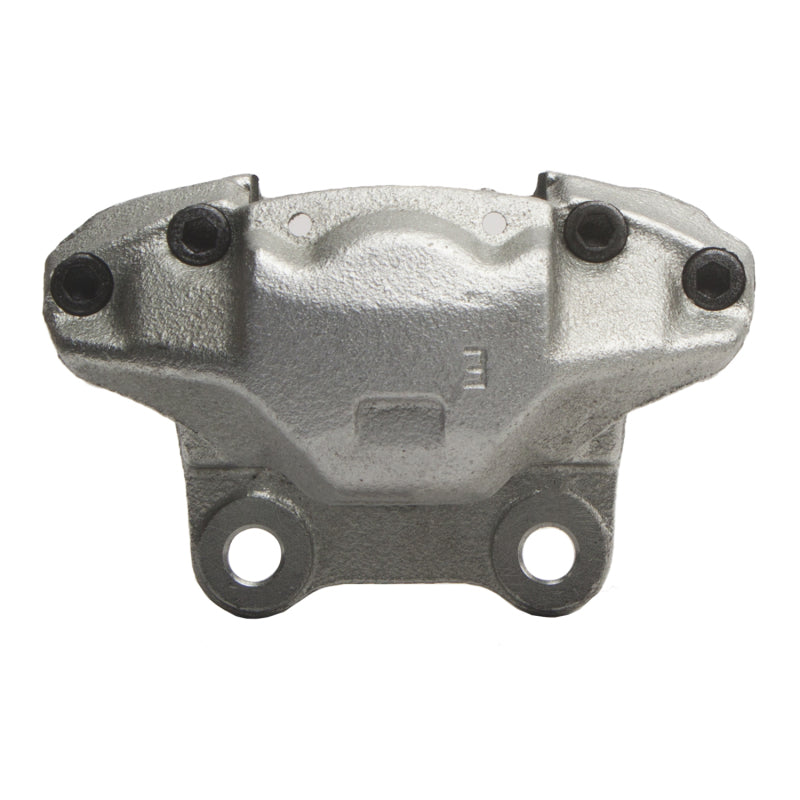 DFC Premium Series rear right brake caliper with silver zinc coating for select 1969-1994 Alfa Romeo models.