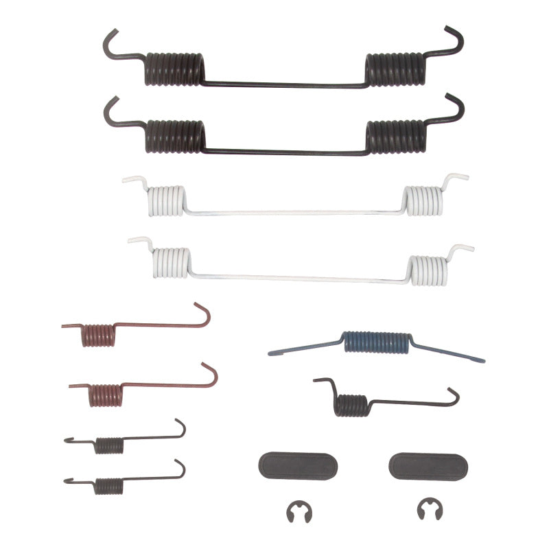 DFC 370-72012 rear drum brake hardware kit including springs, pins, and clips for 2014-2015 Mitsubishi Mirage.