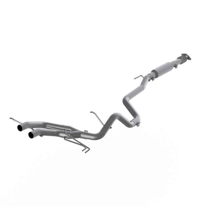 MBRP Armor Pro Series T304 stainless steel 2.5-inch dual exit cat-back exhaust system for 2013-2017 Hyundai Veloster Turbo.
