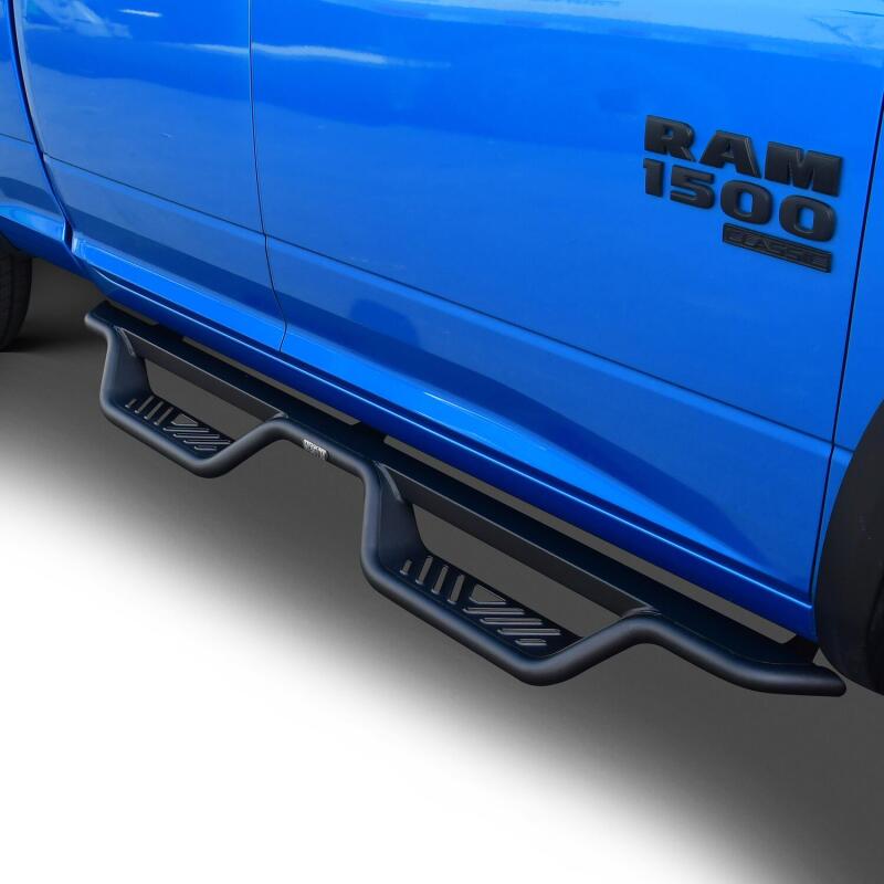 Westin Outlaw Drop Nerf Step Bars, Textured Black - Fits Select 2009-2024 Dodge/Ram 1500 Quad Cab