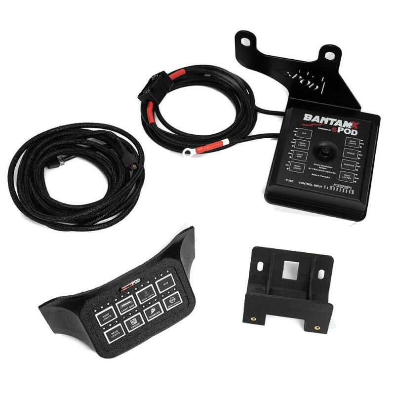 sPOD BantamX HD switch panel and power distribution module with 84-inch cables for Mercedes Sprinter vans
