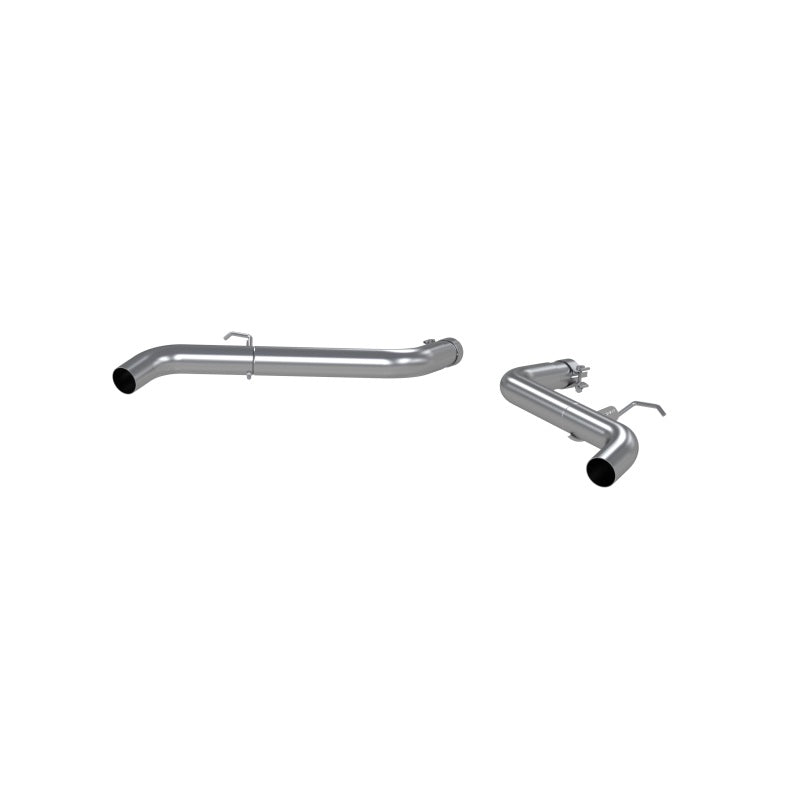MBRP Armor Pro Series 2.5-inch T304 stainless steel dual rear exit axle-back exhaust system for Ford Edge ST.