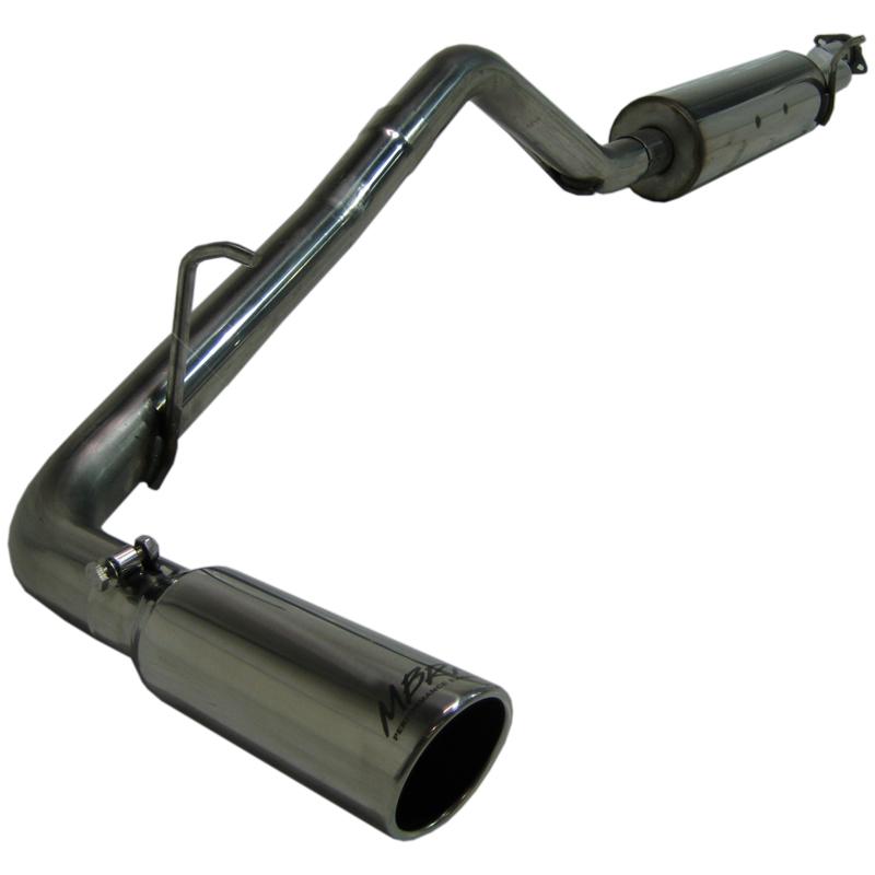 MBRP Armor Plus Series T409 stainless steel single side exit cat-back exhaust system for Colorado and Canyon trucks