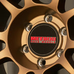 Method Race Wheels T080 Replacement Center Cap - 107mm Snap-In - Red Logo