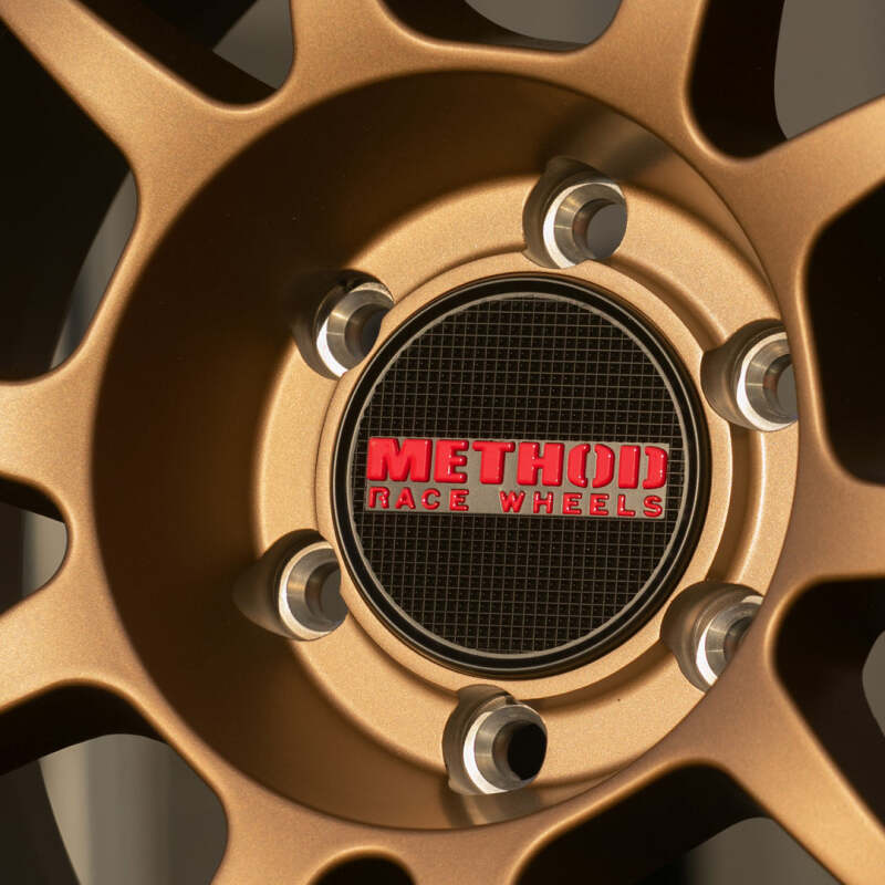Method Race Wheels T080 Replacement Center Cap - 107mm Snap-In - Red Logo