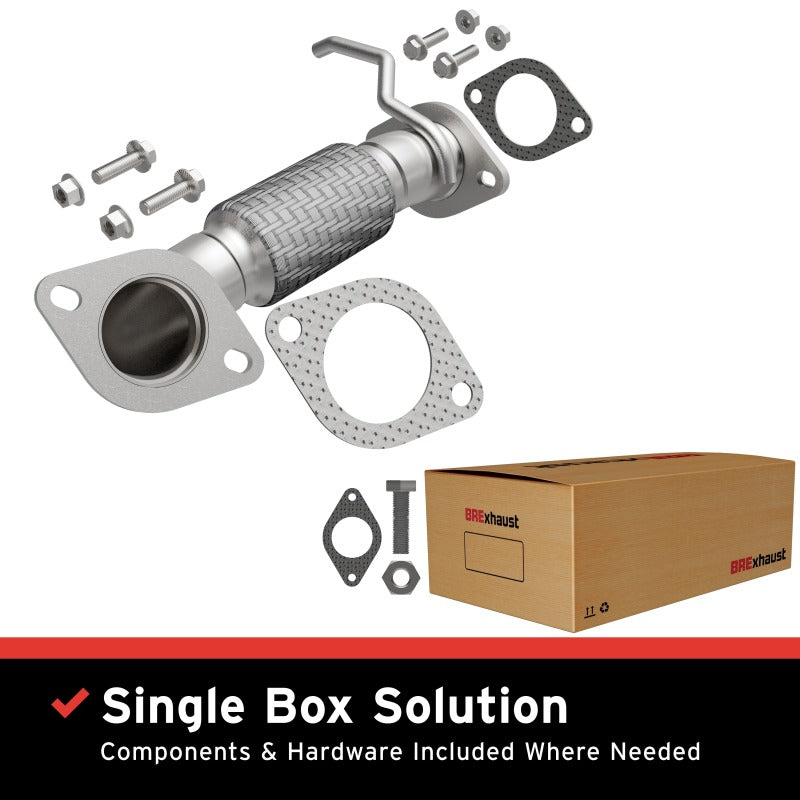 BRExhaust stainless steel direct-fit front pipe kit with gaskets and hardware for 2011-2016 Kia Optima 2.4L