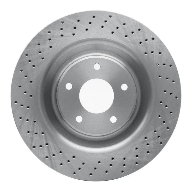 DFC front drilled brake rotor for 2006-2013 Chevrolet Corvette Z06 and Grand Sport models.