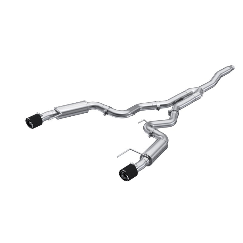 MBRP Armor Pro 3-inch T304 stainless steel cat-back exhaust with dual 4.5-inch carbon fiber tips.