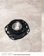 NRG Quick Release Gen 2.0 Steering Wheel Adapter - Black SFI Body / Black Cutout Ring