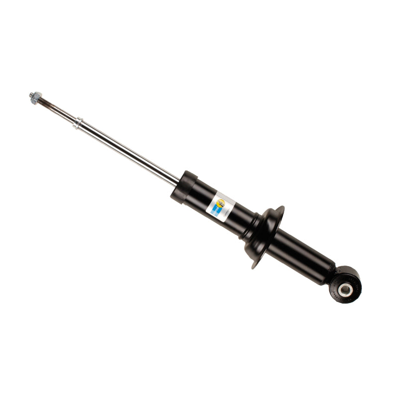 Bilstein B4 OE Replacement rear shock absorber featuring a black finish and blue Bilstein logo
