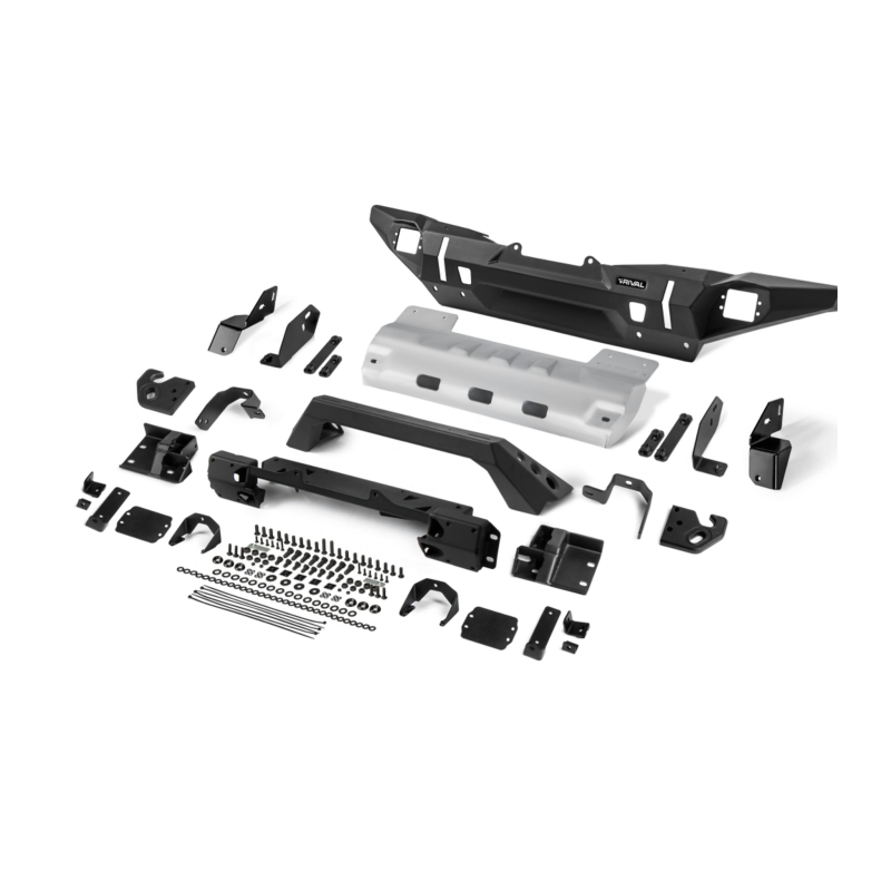 Rival full-width aluminum front bumper for Jeep Wrangler JL and Gladiator