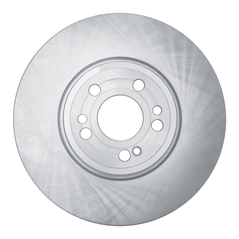 DFC front disc brake rotor for Mercedes-Benz GLE350 showing CNC-machined surface and cooling vanes.