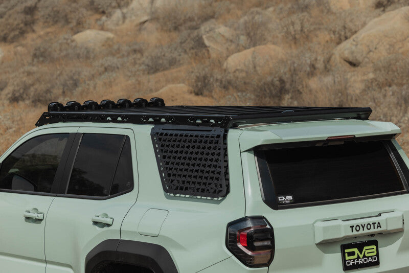 DV8 Offroad Driver Side Exterior Window Molle Panel for 2025-2026 Toyota 4Runner - RRTF3-02EMD