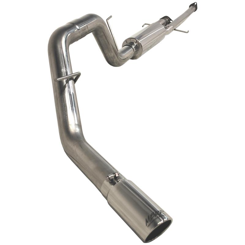 MBRP ARMOR PLUS T409 stainless steel single-side cat-back exhaust system for 2009-2021 Toyota Tundra 5.7L.