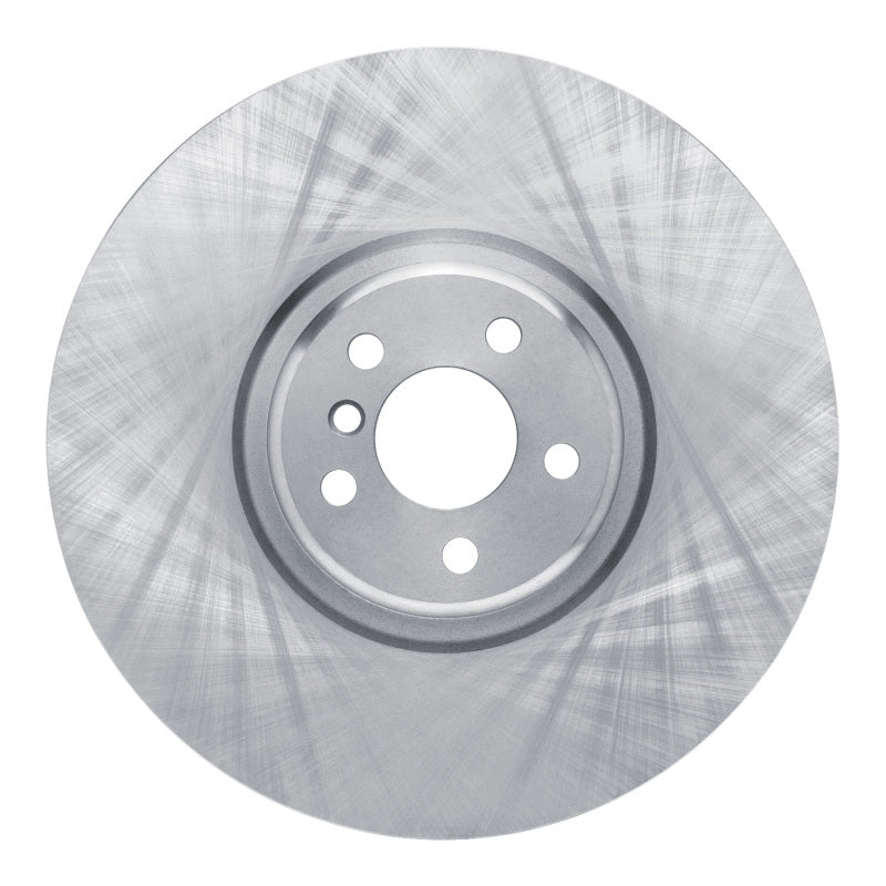 Left front brake rotor with G3000 iron casting and non-directional finish for 2017-2026 BMW and Rolls-Royce vehicles.