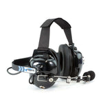 Rugged Radios H41 Behind-the-Head (BTH) 2-Way Radio Headset - Carbon Fiber