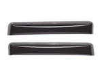 WeatherTech 22-26 Hyundai Santa Cruz Rear Side Window Deflectors - Matte Black