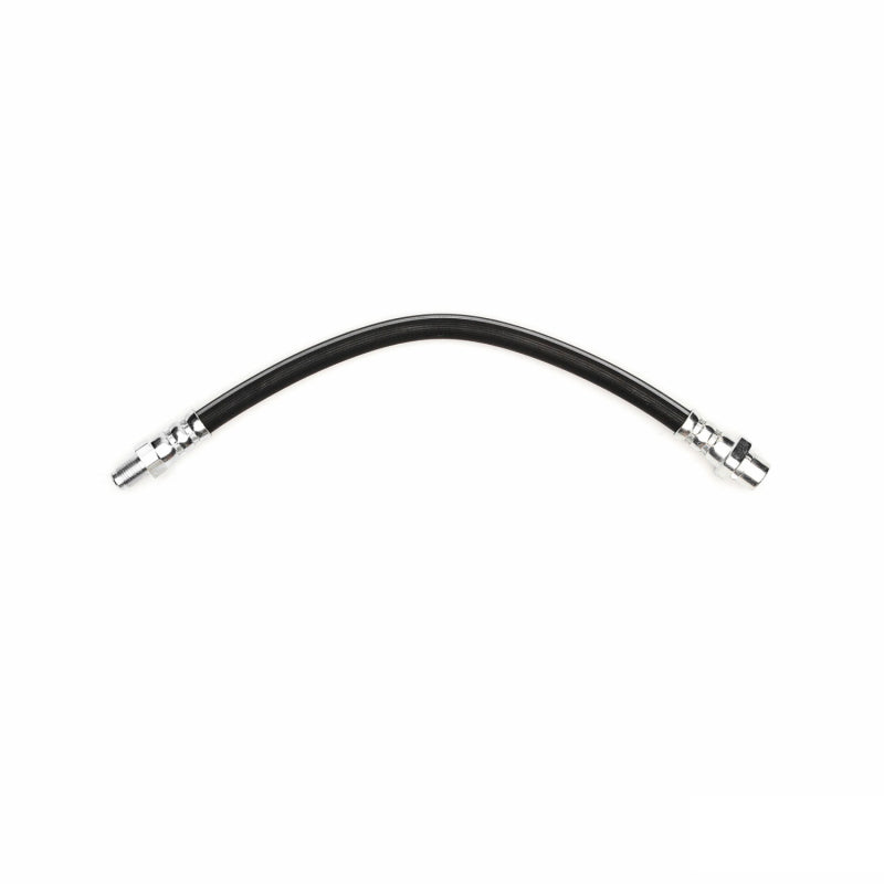 DFC rear brake hose with threaded metal fittings and flexible rubber tubing for BMW M2, M3, and M4.