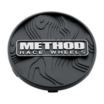 Method Race Wheels TOPO Center Cap - 107mm - Black - Snap-In