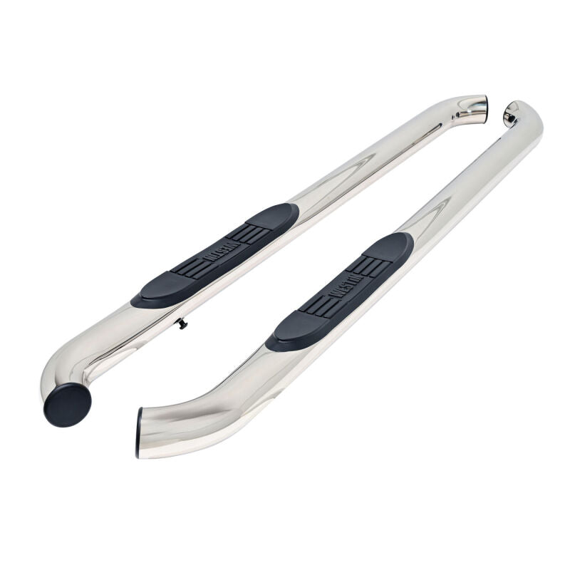 Westin E-Series 3" Stainless Steel Round Nerf Step Bars for 2024-2026 Toyota Tacoma Xtra Cab