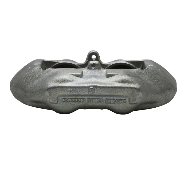 Silver zinc coated DFC premium front left brake caliper for 1967-1968 Chevrolet Camaro and Chevy II Nova.
