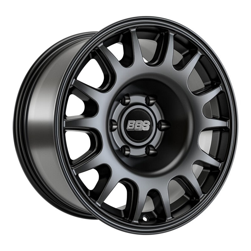 BBS TS-R 18x9 inch multi-spoke wheel in Satin Black finish with 6x139.7 bolt pattern and zero offset.