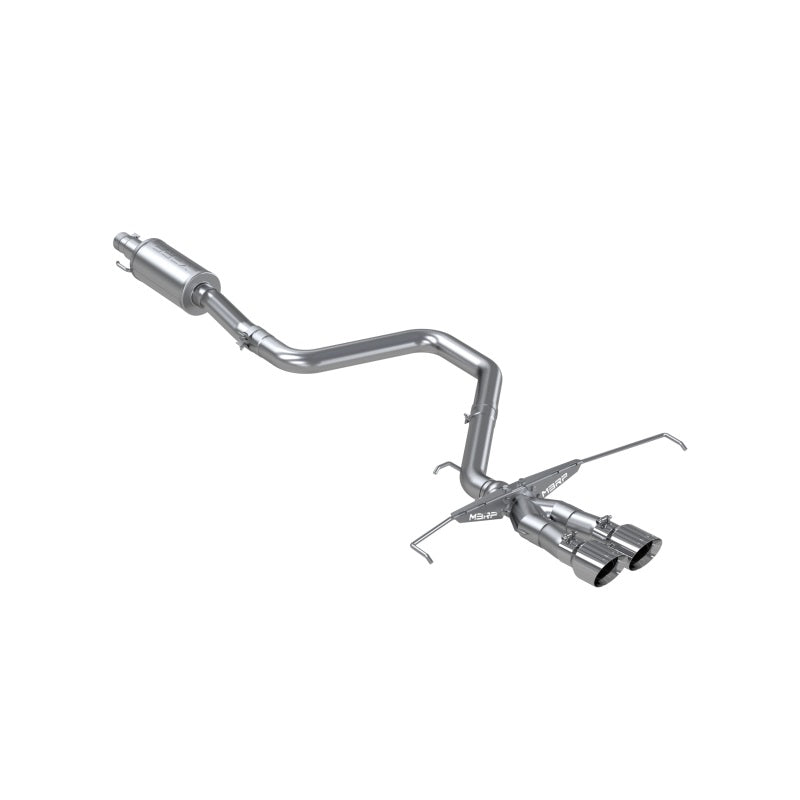 MBRP Armor Lite aluminized steel cat-back exhaust system with polished tips for 2019-2021 Hyundai Veloster Turbo