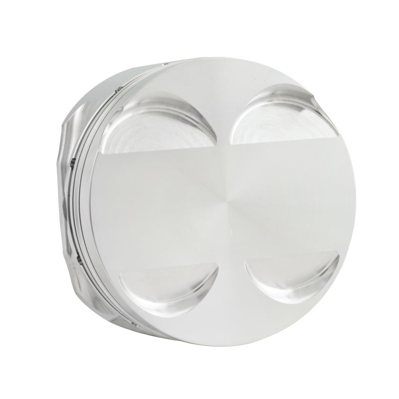 CP Pistons forged aluminum piston and ring set with wrist pins for Acura B18C1 engines.