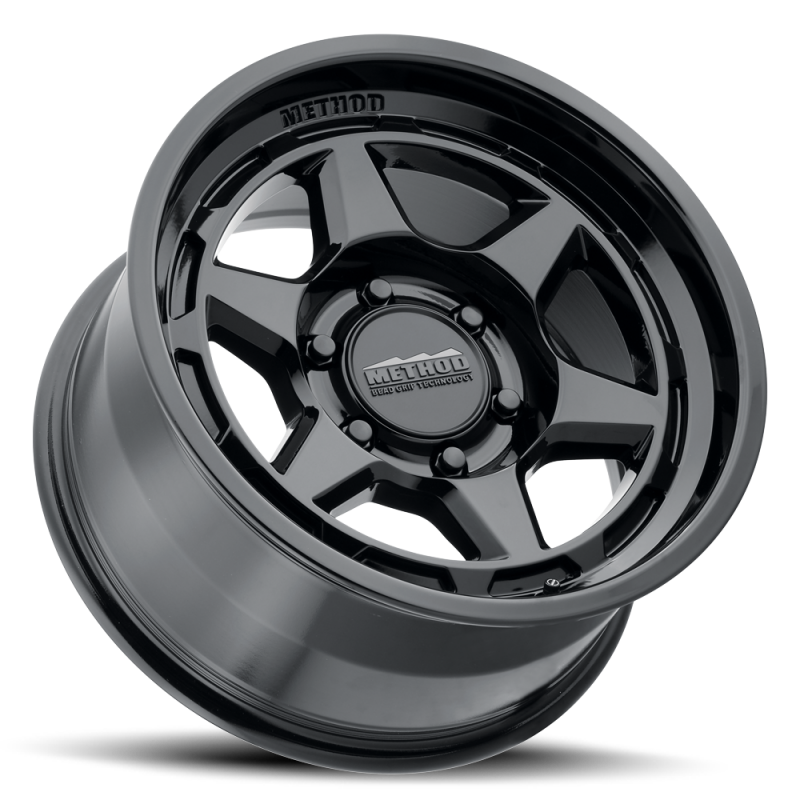 Method Race Wheels MR708 Bead Grip 17x8.5 6x5.5 0mm Offset 106.25mm CB - Gloss Black