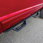 Westin Outlaw Drop Nerf Step Bars; 1.5in Tube; Textured Black - Fits 1999-2016 Ford F-250/F-350 Super Duty Crew Cab