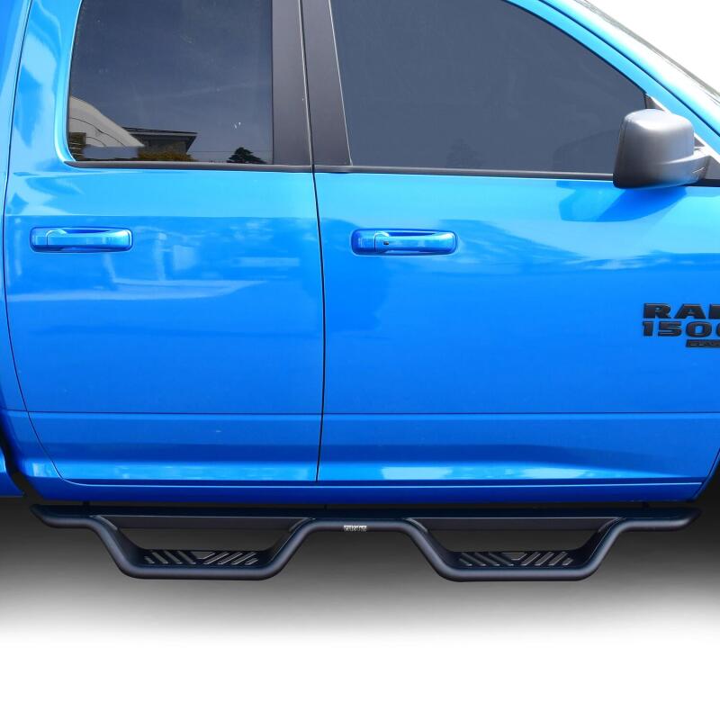 Westin Outlaw Drop Nerf Step Bars, Textured Black - Fits Select 2009-2024 Dodge/Ram 1500 Quad Cab