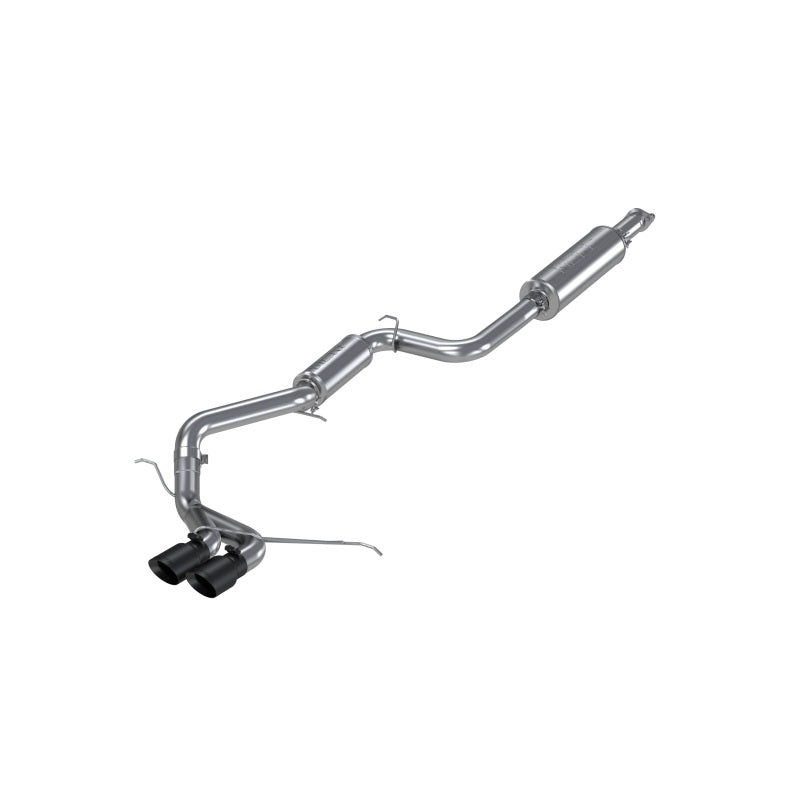 MBRP ARMOR PLUS 3-inch T409 stainless steel cat-back exhaust system with black tips for 2013-2018 Ford Focus ST.