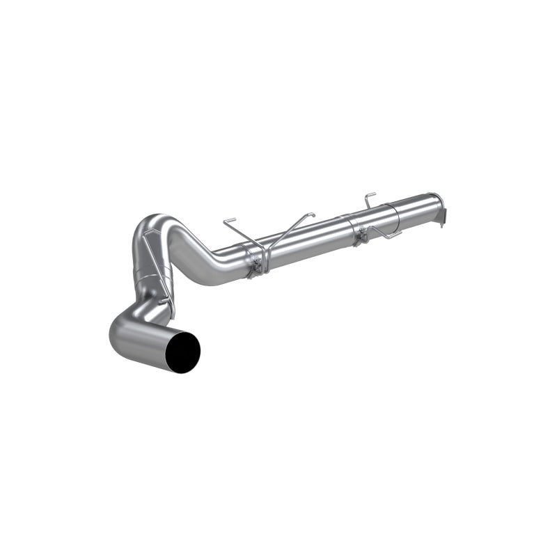 MBRP Armor Lite 5-inch aluminized steel cat-back single side exit exhaust system with no muffler.