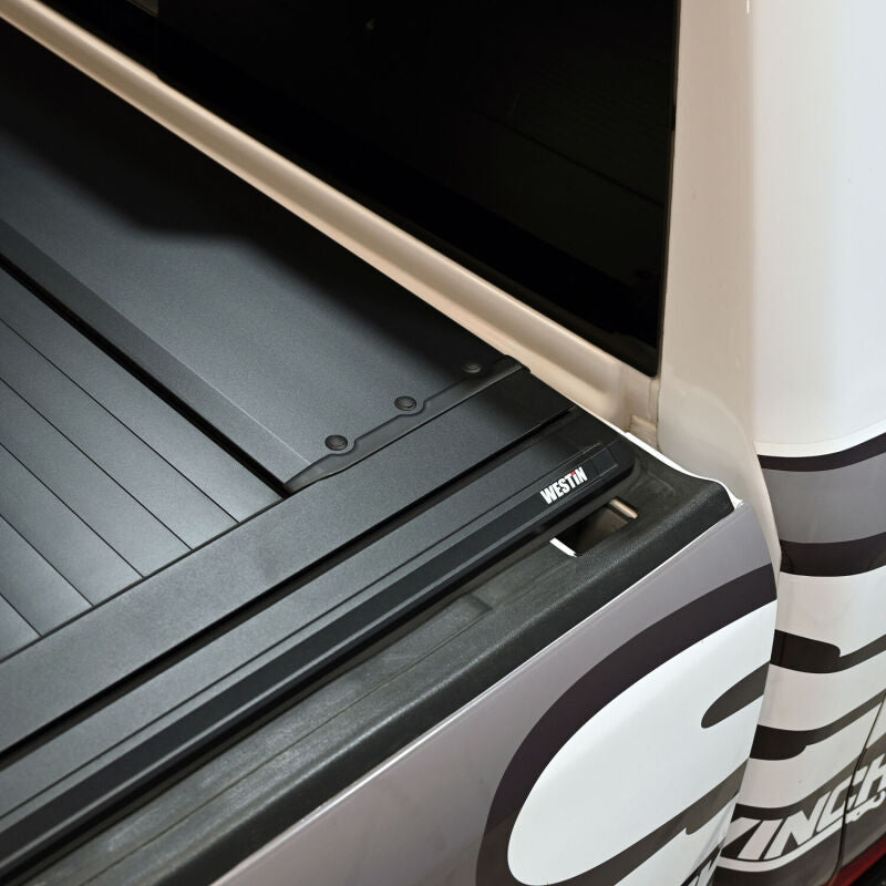 Westin Manual Retractable Tonneau Cover for 2019-2026 Ram 1500 New Body (5ft 7in Bed, Excl. RamBox) - Black