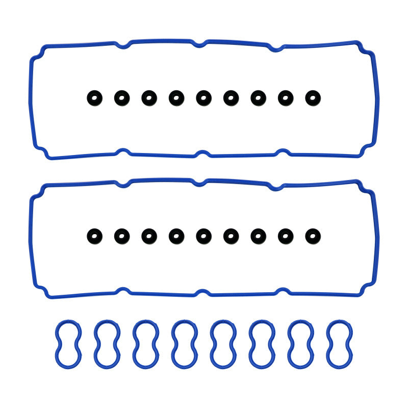 Fel-Pro VS50625R1 black molded rubber engine valve cover gasket set for Hemi engines.