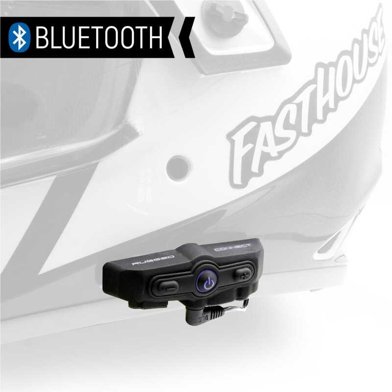 Rugged Radios CONNECT BT2 Bluetooth headset with microphone and speakers for motorcycle helmet installation